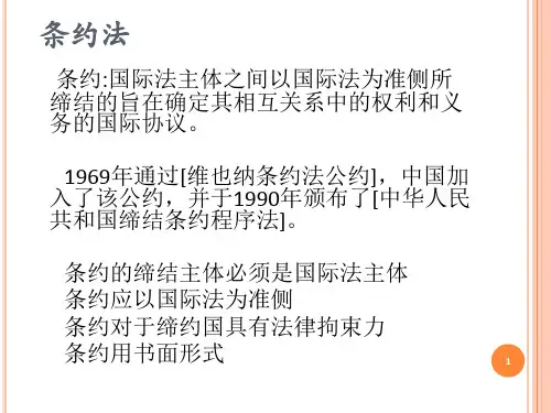 条约法