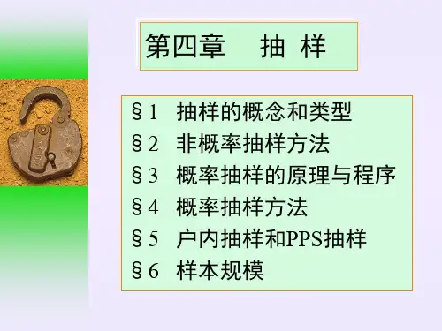 06 第四章  抽样