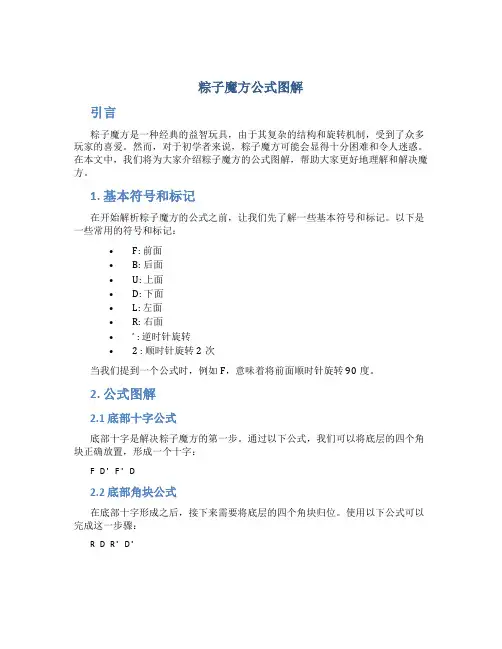 粽子魔方公式图解