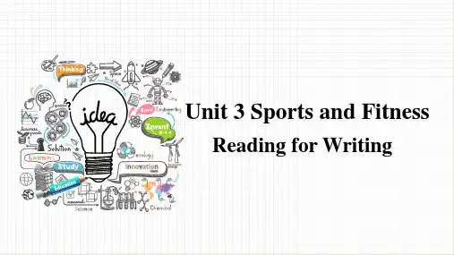 Unit 3 Sports and  2024-2025学年高一英语人教版(2019)必修第一册