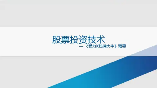 股票投资技术：暴力K线擒大牛