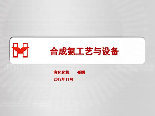 合成氨工艺与设备(崔娟)