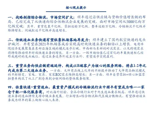 2018年快递物流行业深度研究报告