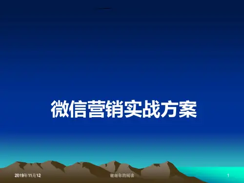 微信营销实战方案.pptx