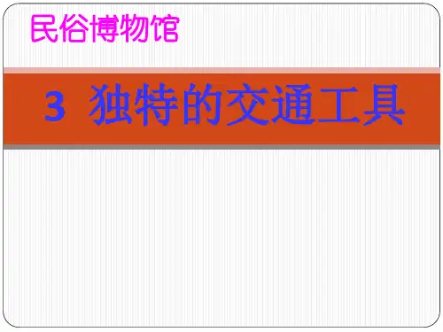 独特的交通工具