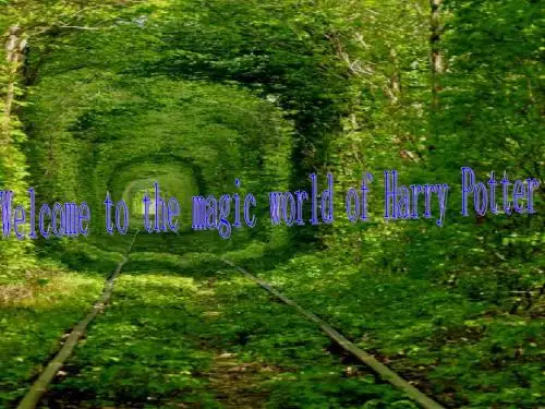 哈利波特英文ppt