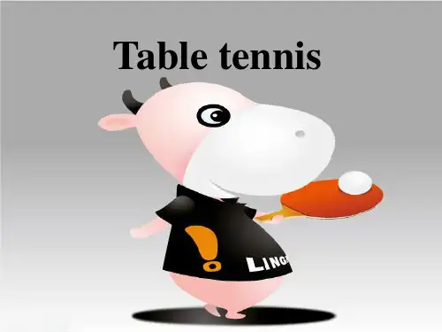 牛津译林版四年级英语下册 Table tennis-课件