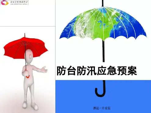 防台防汛应急预案幻灯片