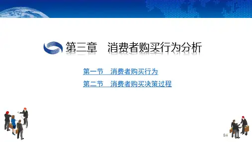 市场营销 第三章 消费者购买行为分析