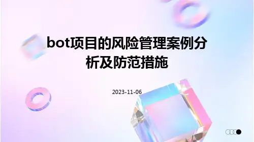 BOT项目的风险管理案例分析及防范措施