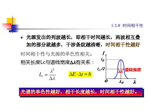 时间相干性