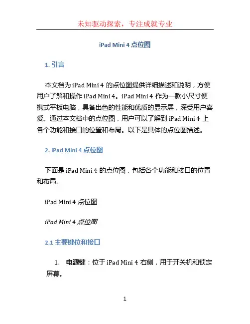 ipad mini4 点位图