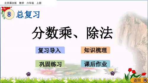  分数乘、除法 北京版教育课件