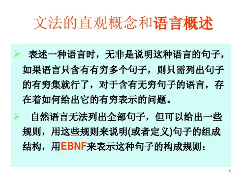 编译原理 文法