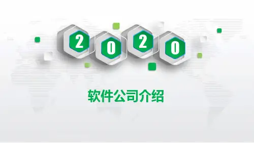 软件公司介绍PPT课件
