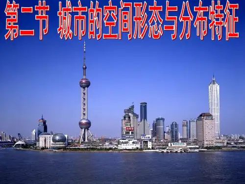 城市空间形态与分布特征