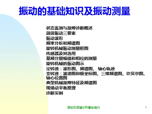 振动及频谱分析基础培训PPT课件