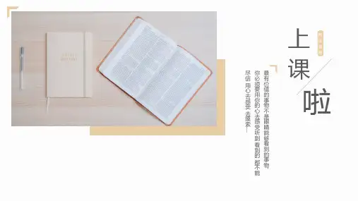 小清新教学通用PPT模板
