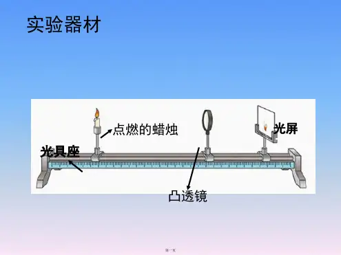 探究凸透镜成像规律》带动画+flash课件