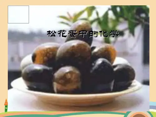 九年级化学皮蛋中的化学PPT教学课件