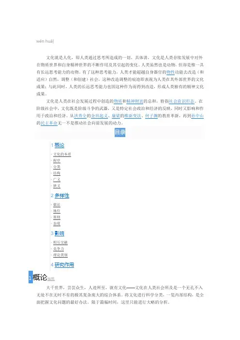 文化