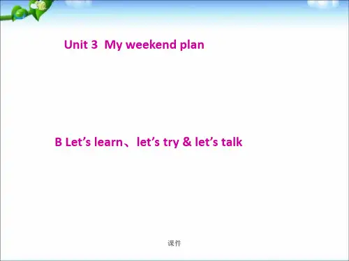 人教版六年级英语上册第三单元B部分 let’s talk课件详细版.ppt