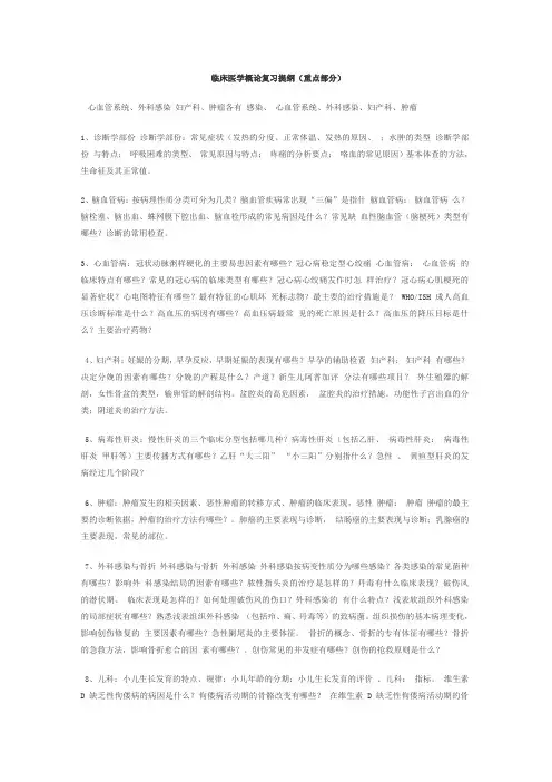临床医学概论
