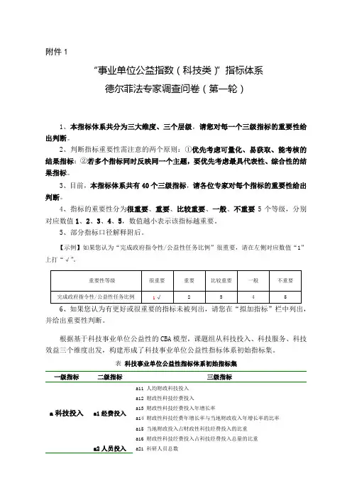 事业单位公益指数文化类指标体系