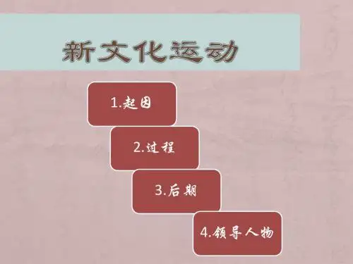 新文化运动