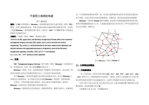 不规则三角网