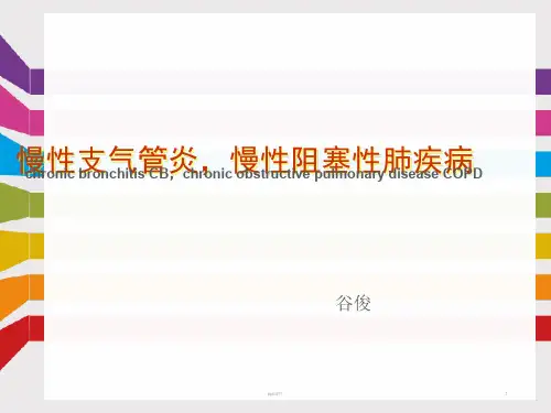 慢性支气管炎与慢性阻塞性肺部疾病  ppt课件