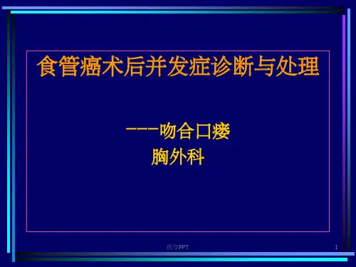 《吻合口瘘》PPT课件