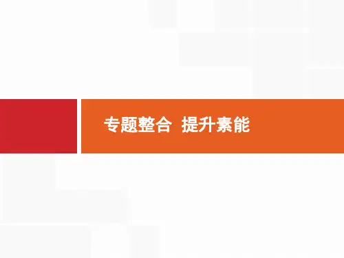 2020高考历史人民版一轮总复习课件：专题整合2 
