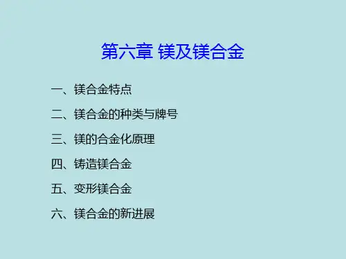 金属材料-5 镁合金