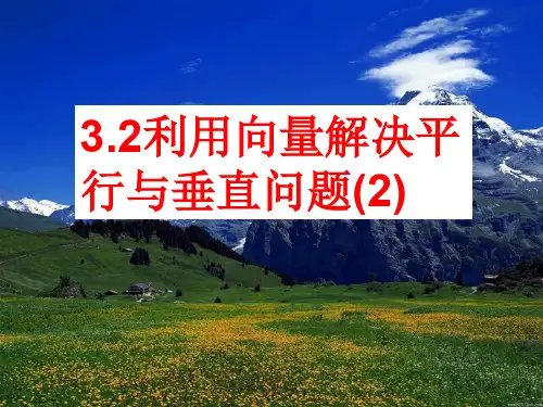 3.2.2空间线面位置关系的判定(2)名师课件