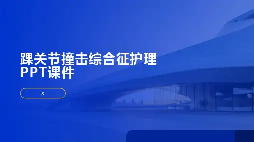 踝关节撞击综合征护理PPT课件