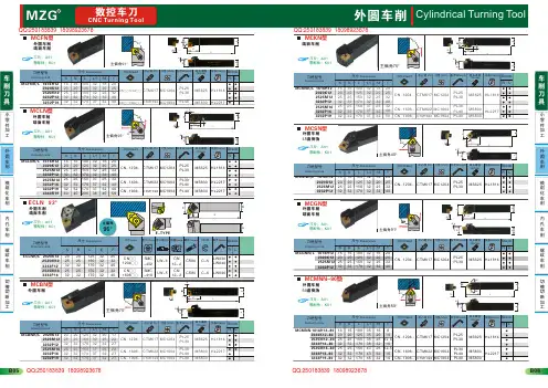 全系列外圆车刀详细资料