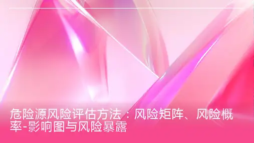 危险源风险评估方法：风险矩阵、风险概率-影响图与风险暴露