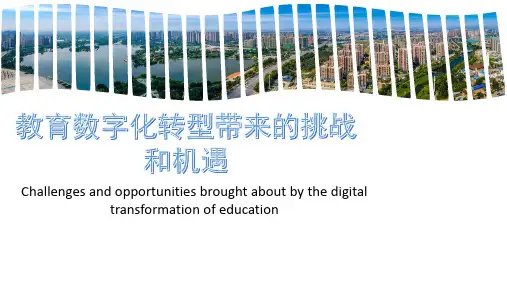 教育信息化培训课件《教育数字化转型带来的挑战和机遇》精选全文