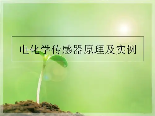 最新电化学传感器原理及实例PPT课件