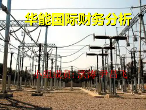 财务管理03级学生作品040华能国际财务分析