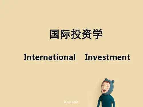 国际投资重点
