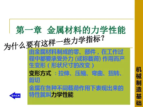 第一章  金属材料的力学性能