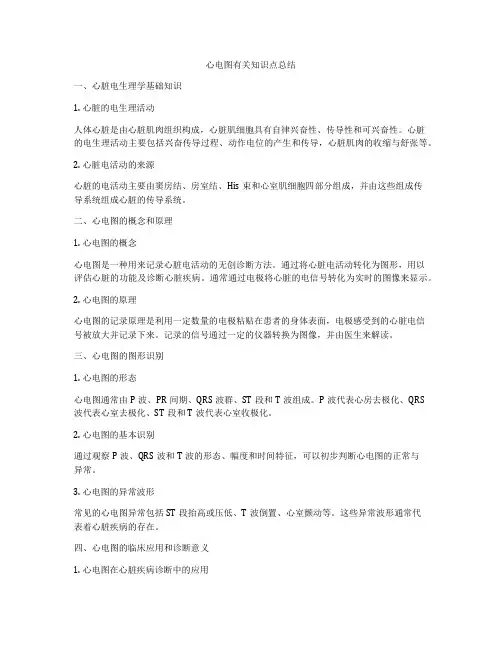 心电图有关知识点总结