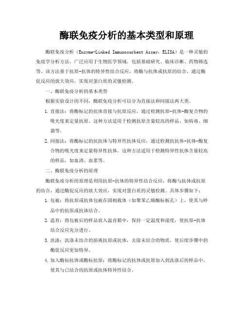 酶联免疫分析的基本类型和原理