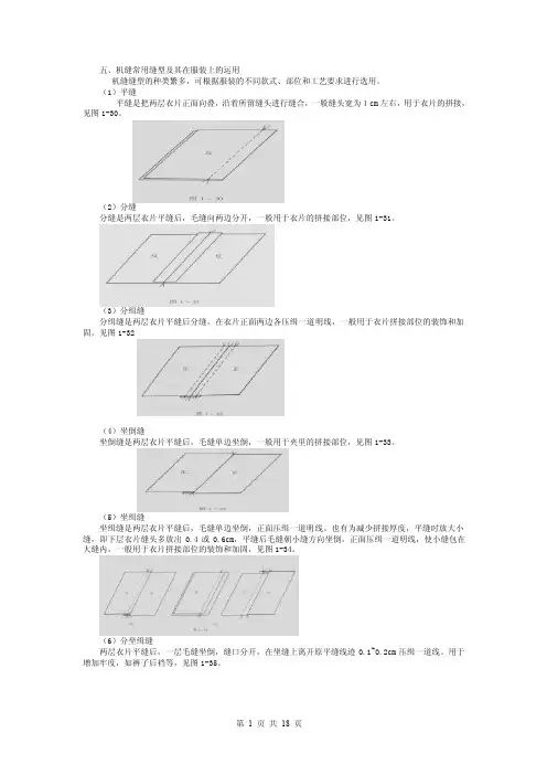 服装缝纫基础1