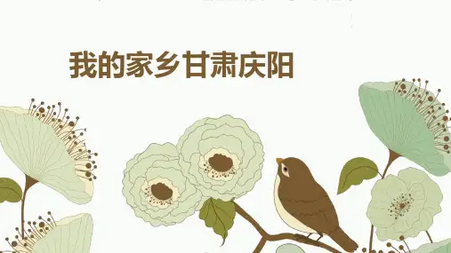 我的家乡甘肃庆阳