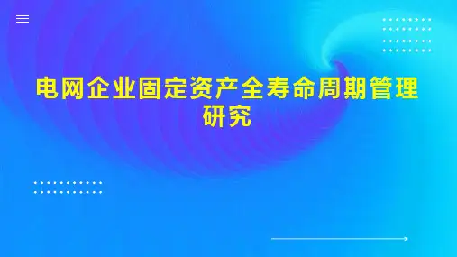 电网企业固定资产全寿命周期管理研究