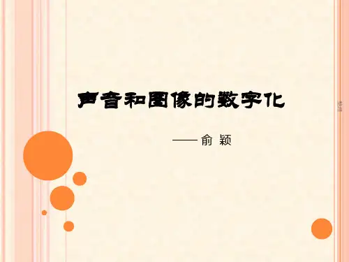 声音和图像的数字化课件高中信息技术归纳.ppt