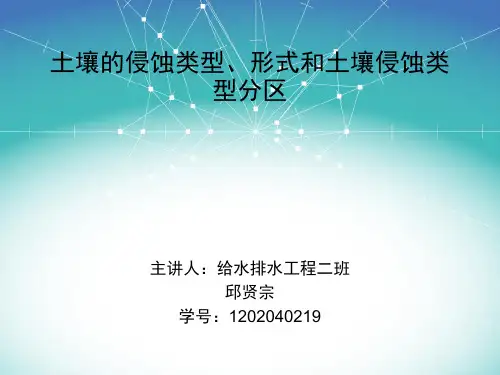 土壤侵蚀类型